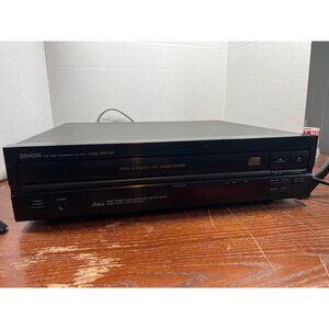 Denon DCM-340 5 Disc CD Changer With ASLC Digital Audio Technology Tested